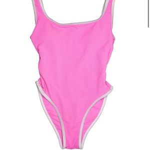 NWT: LainSnow - Ocean Isle Women's One Piece - Pitaya - Size Large